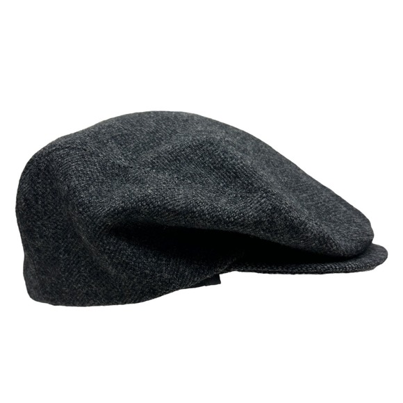 Vintage 80s Pendleton Grey Wool Newsboy Cap - Picture 3 of 10